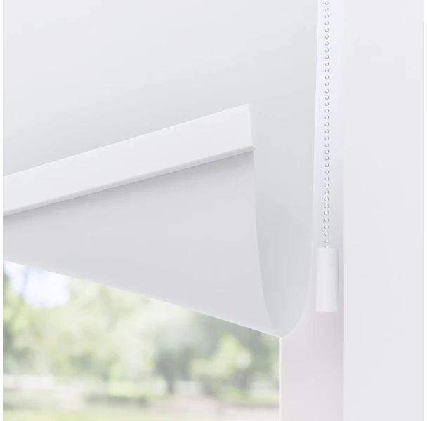 „MotionBlinds“ belaidės elektrinės tamsinančios roleto užuolaidos, 100 x 190 cm, baltos