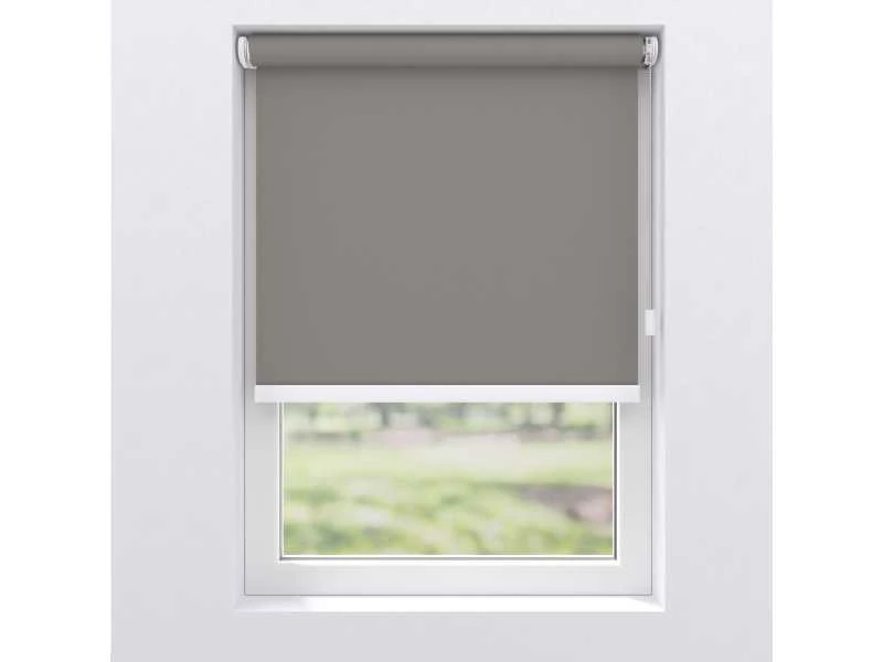 „MotionBlinds“ belaidės elektrinės tamsinančios roleto užuolaidos, 120 x 190 cm – pilkos