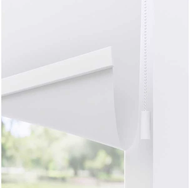 „MotionBlinds“ belaidės elektrinės tamsinančios roleto užuolaidos, 150 x 190 cm – baltos