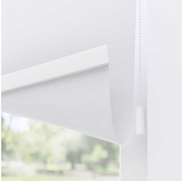 „MotionBlinds“ belaidės elektrinės tamsinančios roleto užuolaidos, 120 x 190 cm – baltos