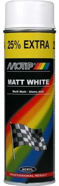 MOTIP matiniai balti dažai 500ml purškiklis