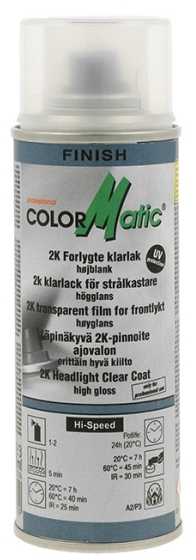 Motip „ColorMatic“ 2k skaidrus priekinių žibintų lakas, blizgus, 200 ml