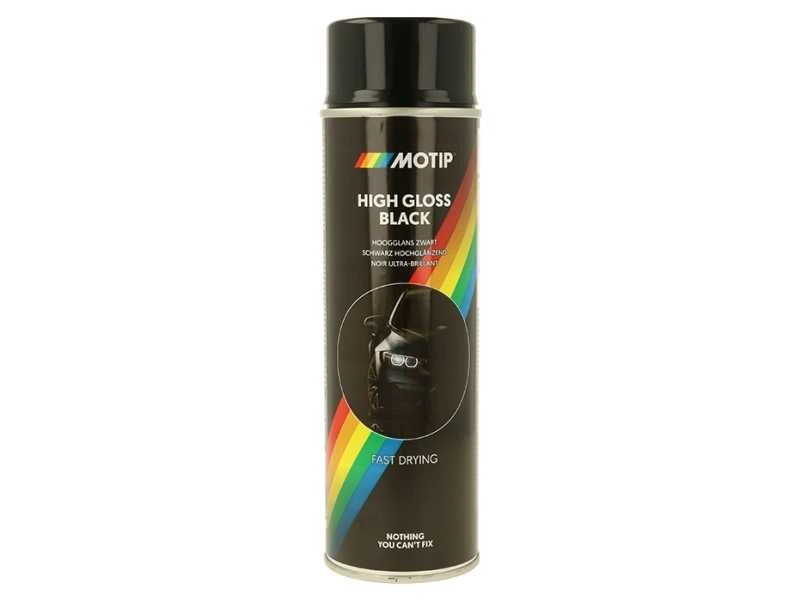 MOTIP Dažai juodi blizgantys 500ml