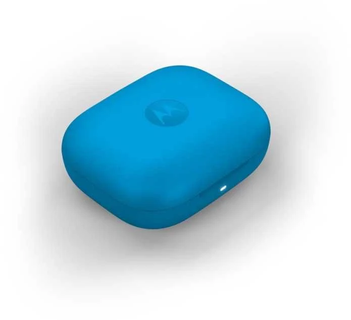 „Motorola Moto Buds Bass“, belaidės stereofoninės ausinės (TWS), skambučiai / muzika, 51 g, ausinės, mėlynos