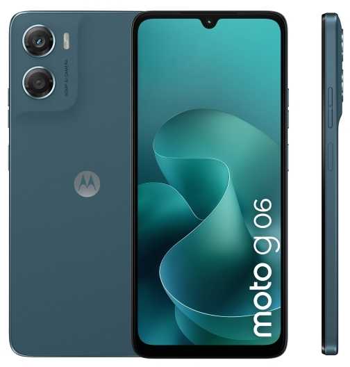 Motorola moto g06 17.5 cm (6.88") Dual SIM Android 15 4G USB Type-C 4 GB 128 GB 5200 mAh Mėlyna