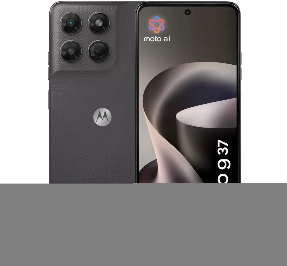 Motorola moto g37 , 16.9 cm (6.67"), 4 GB, 256 GB, 50 MP, Android 16.0, Pilkas