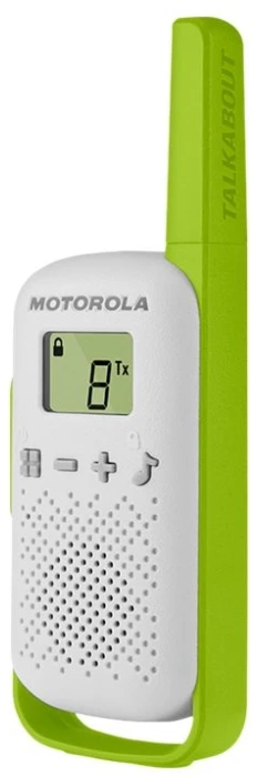 Motorola T42, Profesionalus mobilusis radijo ryšys (PMR), 16 kanalų, 4000 m, LCD, 48 mm, 27 mm