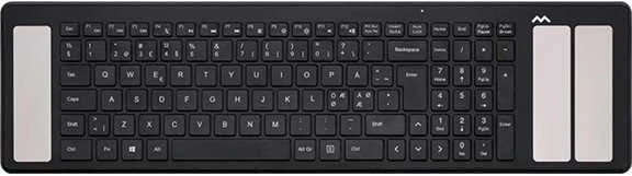 Klaviatūra Mousetrapper tipo klaviatūra Qwerty Nordic USB-A + Bluetooth
