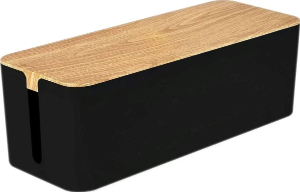 MOZOS KBO-BK-WOOD POJEMNIK NA LISTWY ZASILAJĄCE