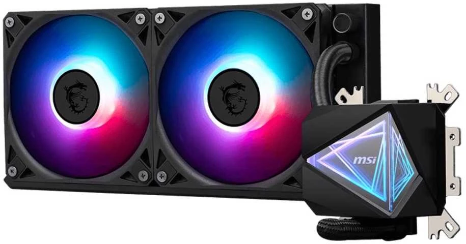 MSI MAG CORELIQUID I240, universalus skysčio aušintuvas, 12 cm, juodas