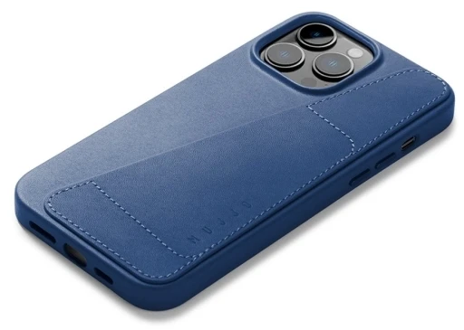 Mujjo odinis piniginės dėklas, skirtas iPhone 14 Pro Max - Juodas