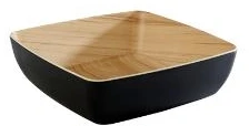 Multi Dubuo Frida 2,65 l 25x25x7,5 cm melaminas juodas/medienos imitacija, 6 vnt./pak.