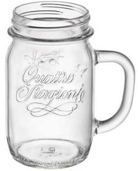 Multi Quattro Stagioni geriamoji stiklinė 41,5 cl Ø7,77x13,6 cm su rankena, 12 vnt./dėžėje