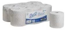 Rankšluostis Kimberly Clark Lorika SCOTT Essential rankšluosčiai, baltas, kartonas = 6 ritinėliai x 350 m