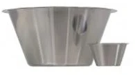 Multi Maišymo dubuo 4 l Ø27x13,5 cm kūginis aukštas modelis plieno, 10 vnt./pak