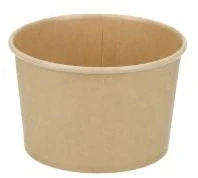 Multi Popierinis puodelis Verive soup-to-go 240 ml / 8 oz Ø96 x 58 mm kraft rudos spalvos popierius/PLA 20 vnt. x 50 vnt./dėžėje