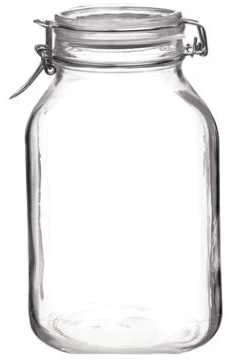 Maisto konservavimo konteineris Bormioli Rocco fido Skaidrus stiklas (1,5 L) (6 vnt.)