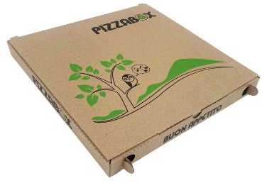 Multi Picos dėžutė TWK/242/E modelis C L32xW32xH3 cm ruda su spauda Picos dėžutė, 100 vnt./kartone
