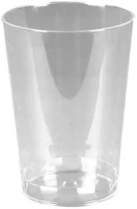 Abena Plastikinė stiklinė 10 cl, 75 mm Ø55 mm PS permatoma, 40 vnt./pak. (40 vnt.)
