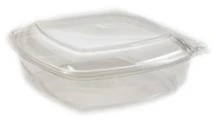 Multi Plastikinis indas SquarePac 750 ml 179x174x50 mm su atlenkiamu dangteliu APET skaidrus, 75 vnt./pak.