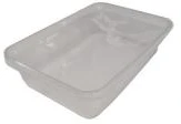 Multi Plastikinis padėklas makaronams 500 ml 120x175x40 mm su dangteliu mikrobangų krosnelei, skaidrus, 250 vnt./kartoninėje dėžėje