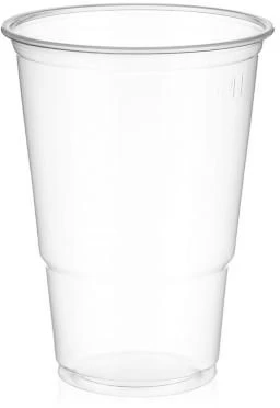 Plastikinė stiklinė Catersource 40 cl Ø95x125 mm PP permatoma - (16 maišai x 50 vnt./dėžėje)