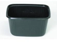 Multi Salotinė 250 g 108x82x47 mm stačiakampė PS juoda, 10 pakelių x 100 vnt. į kartoninę dėžę