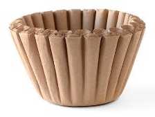 Multi Kūginis filtras Catersource Ø250/Ø110 x H75 mm popierinis Swan su etikete nebalintas, 4 pakuotės x 250 vnt./kartonas