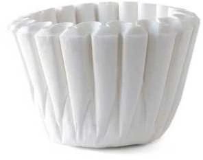 Multi Kūginis filtras Catersource TCF Ø250/Ø90xH80mm, popierinis, su „Swan“ ženklu, baltas, 4 vnt. pakuotėje po 250 vnt./dėžutėje