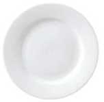 Multi Plokščia lėkštė su krašteliu Superwhite Ø17 cm porcelianinė balta, 12 vnt./dėžėje