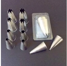 Multi Antgalių rinkinys 4-15 mm žvaigždutė nerūdijantis plienas konditeriniam maišui, 10 vnt./rink. - (10 vnt.)