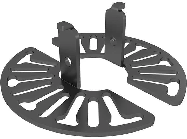 Multibrackets M Pro serija – universalus kupolinės kameros laikiklis, Kameros laikiklis, Juoda, Plienas, 10 kg, 1 vnt., 135 mm