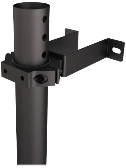 Multibrackets M Pro serija – sieninis laikiklis su stulpo spaustuku | Plienas | Juodas