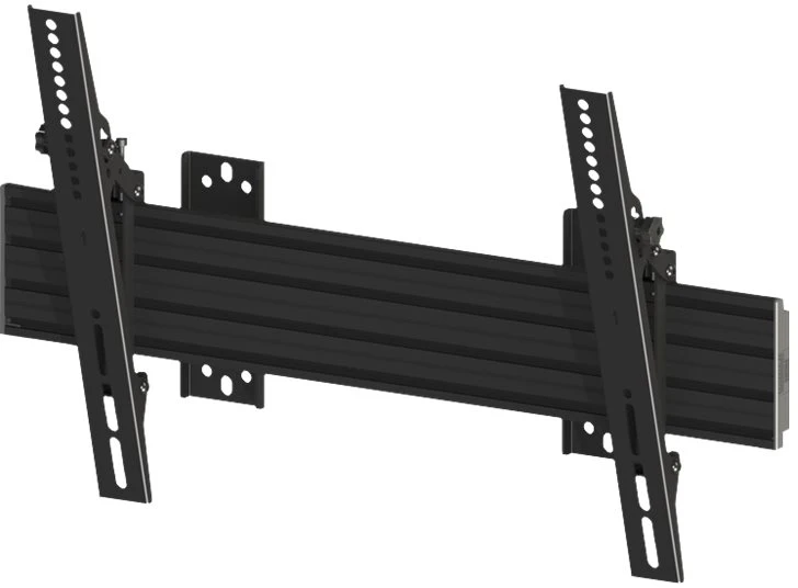 Multibrackets M sieninis laikiklis „Pro MBW1U“, pakreipiamas, juodas, 30 kg, 101,6 cm (40"), 165,1 cm (65"), 100 x 100 mm, 600 x 400 mm, 0–15°
