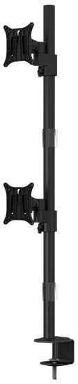 Laikiklis Multibrackets MB VESA DESKMOUNT OFFICELINE DUAL VERTICAL Juodas