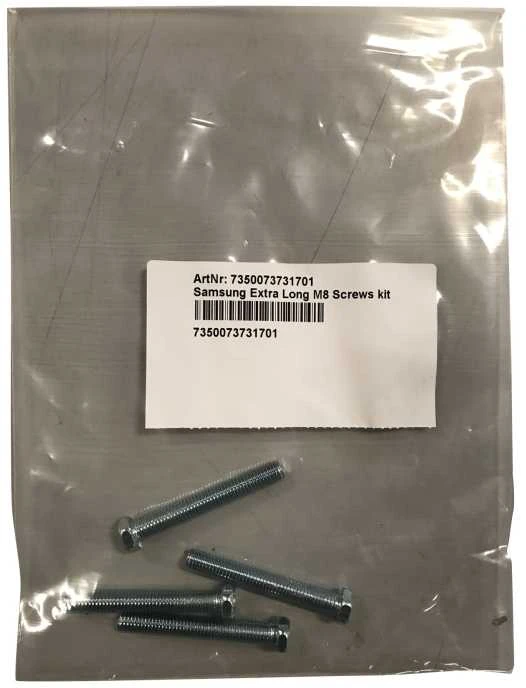 Laikiklis „Multibrackets“ „Samsung“ ypač ilgų M8 varžtų rinkinys - Varžtas - Plienas - M8 - 58 mm - 90 mm - 120 mm