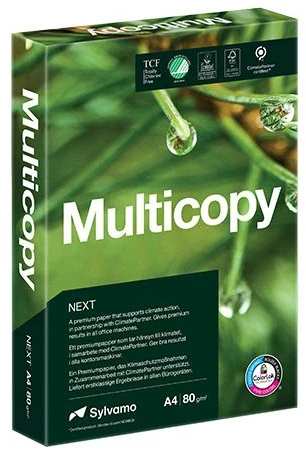 A4 popierius MultiCopy Zero, 500pg, 80g