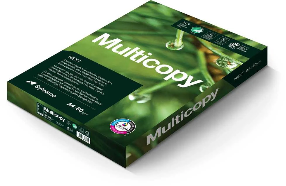 A4 popierius MultiCopy Zero, 500pg, 80g