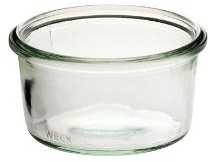 Multiline Weck patentinis stiklainis 165 ml Ø8.8x4.65 cm be dangtelio Stiklas, vnt