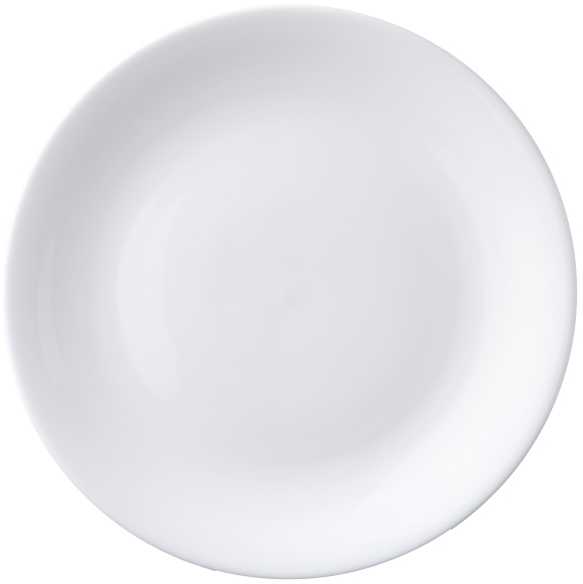 Multiline Desertinė lėkštė Superwhite Ø26 cm porcelianas balta, 6 vnt./dėžėje