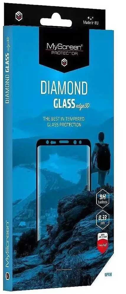 MyScreen Diamond Glass Edge 3D Apsauginis stiklas skirtas Xiaomi POCO X7 Juodas