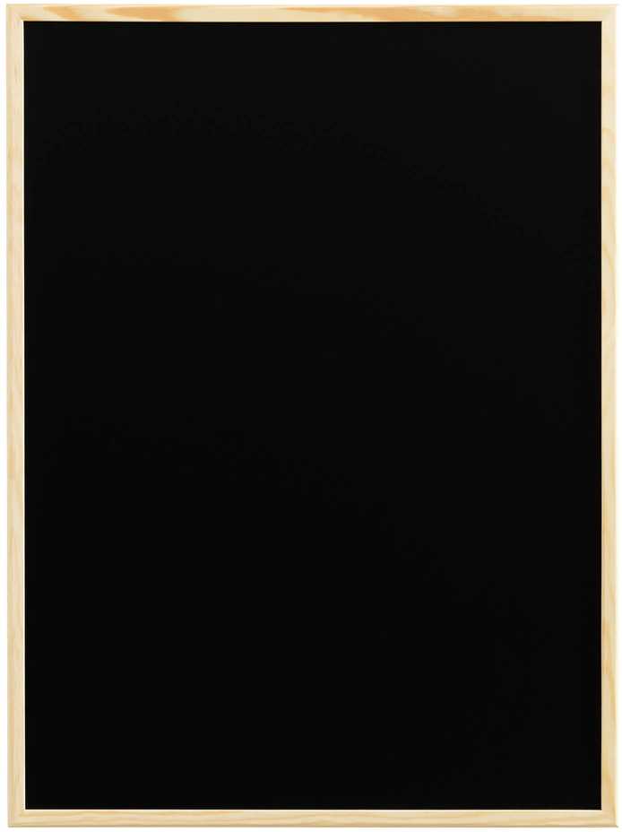 NAGA Kridttavle 80x60 cm sort med træramme