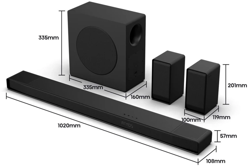 Namų kino sistema Hisense AX5140Q juodas