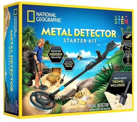 „National Geographic“ metalo detektorius, sulankstomas metalo detektorius, neperšlampamas