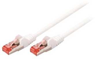 Nedis CAT6-Netzwerkkabel | RJ45 Stecker | RJ45 Stecker - S/FTP | 1.00 m | Innenbereich | Rund | LSZH | Weiss | Blister