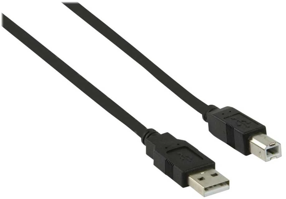 Nedis CCGB60100BK30 kabelis USB USB 2.0 2 m USB A USB B Juodas