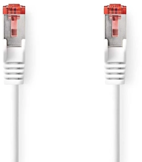 Nedis CAT6-Netzwerkkabel | RJ45 Stecker | RJ45 Stecker - S/FTP | 0.25 m | Innenbereich | Rund | LSZH | Weiss | Box