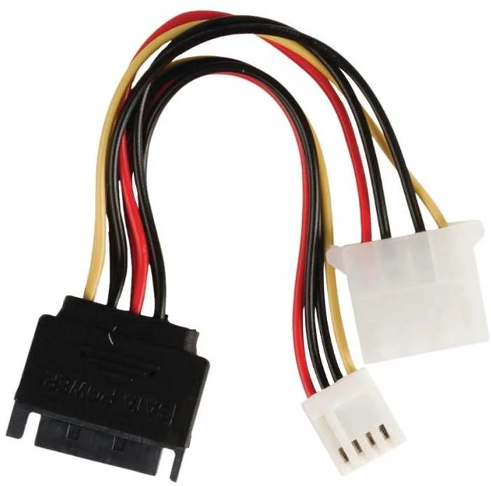 Nedis vidaus maitinimo kabeliai | SATA 15 kontaktų jungtis | FDD lizdas / Molex lizdas | Paauksuotas | 0,20 m | apvalus | PVC | Įvairiaspalvis | plastikinis maišelis