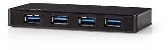 Nedis USB šakotuvas | 4 uosto prievadas (-iai) | USB3.2 Gen1 | Maitinimas iš tinklo / USB maitinimas | 4x USB