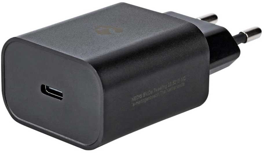 Nedis Netzladegerät 32 W Schnellladefunktion 1.5 2.0 2 - Anzahl der Ausgänge: 1, USB-C™, Automatische Spannungswahl